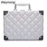 Weiyinxing Women's Large Capacity Storage Professional Makeup Organizer Travel Beauty Cosmetic Case Female Nail Tool Box Suitcases