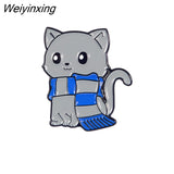 Weiyinxing Girls Metal Brooch Cute Animal Matching Bag Accessories BROOCH BADGE Punk Gothic Brooch Pin Jewelry Fashion Jewelry Gift