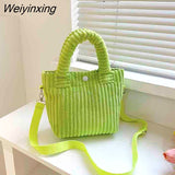 Weiyinxing Women's Bag Autumn Winter New Soft Handbags Cute Totes Fashion Casual Female Crossbody Shoulder Tote Bags for Women