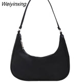 Weiyinxing Women Retro Shoulder Totes Underarm Fashion Trend Top Handle Bag Female 2023 New Small Subaxillary Bags Clutch