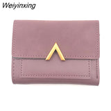 Weiyinxing Leather Women Wallets Hasp Lady Moneybags Zipper Coin Purse Woman Envelope Wallet Money Cards ID Holder Bags Purses Pocket