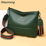 Weiyinxing New Fashion Soft Leather Women Handbag Designer Women Shoulder Bags Luxury Girls Tote bag High Quality Female Messenger bag