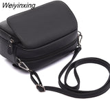 Weiyinxing Leather Real Cowhide Women's Casual Fashion Bag Women Messenger Bag Small Shoulder Bag Crossbody Bags for Women Handbags