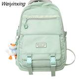 Weiyinxing Girl High Capacity Laptop Backpack Trendy Women Cute Leisure SchoolBag Female Book Bag Fashion Ladies Travel College Packet