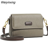 Weiyinxing Cow Leather Tote Bag Women Bags 2023 Fashion Women Shoulder Bags Genuine Leather Small Handbags Casual Ladies Crossbody Bag