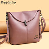 Weiyinxing Women Messenger Bags High capacity Females Leather Crossbody Shoulder Bag Handbag Satchel New High Quality Lady bags Designers