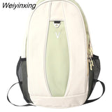 Weiyinxing Boy High Capacity New School Bag Trendy Lady Men Backpack Fashion Male Women Laptop College Backpack Female Travel Book Bag