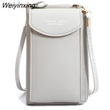 Weiyinxing Women's Small Crossbody Shoulder Bags PU Leather Female Cell Phone Pocket Bag Ladies Purse Card Clutches Wallet Messenger Bags