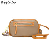 Weiyinxing Quality Natural Cowskin Female Shoulder Crossbody Tote Genuine Leather Bags For Women Casual Simple Small Women's Handbags