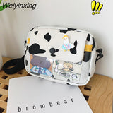 Weiyinxing Student Crossbody Bags for Women 2023 Japanese Cartoon Print Small Shoulder Bag Cute Fashion Kawaii Messenger Bag Phone