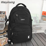 Weiyinxing Multifunction Waterproof Buckle Backpack Korean Style School Bag Student Shoulder Bag Teenage Girls Laptop Backpacks