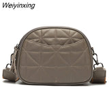 Weiyinxing Solid Color Genuine Leather Shoulder Crossbody Bag for Women 2023 High Quality Cow Leather Ladies Handbag And Purses Sac