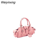 Weiyinxing FASHION Crocodile PU Leather Fashion Shoulder Bags for Women Luxury Designer Crossbody Bag Biker Style Bags for Women