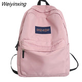Weiyinxing Bag Male Student Shoulders Large Capacity Couple Backpack Fashion Cool Backpack Female College Teen Computer Bag Mochila