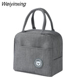 Weiyinxing Bags Portable Zipper Thermal Bag Lunch Bag For Women Portable Fridge Bag Lunch Box Tote Thermal Food Door Bag