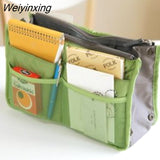 Weiyinxing Nylon Travel Desk Organizer For Cosmetics Hand Purse Large Liner Lady Box Storage Makeup Bag Cheap Bathing Bag Pouch