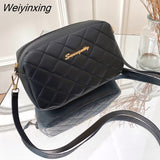 Weiyinxing Lingge Embroidery Small Messenger Bag For Women Trend Luxury Female Shoulder Bag Casual Ladies Crossbody Bags 2023 New