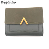 Weiyinxing Leather Women Wallets Hasp Lady Moneybags Zipper Coin Purse Woman Envelope Wallet Money Cards ID Holder Bags Purses Pocket