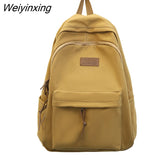 Weiyinxing Men Lady New Laptop SchoolBag Trendy Boy Girl Nylon College Backpack Fashion Travel Male Female Book Women Backpack Student Cool