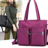 Weiyinxing Handbags Shoulder Bags for Women Messenger Bag Waterproof Nylon Female Tote Bag Versatile Ladies Handbag Designer Bag