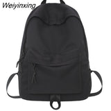 Weiyinxing Cute Women Backpacks Waterproof White Nylon School Backpack For Teenage Girls Kawaii Laptop Backpack Student Book Pack