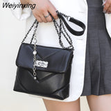 Weiyinxing cowhide Fashion Women's Small Crossbody Bag Lightweight Leather Messenger Bag Flap Handbag Purse Summer Travel Bag Female