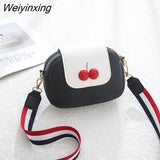 Weiyinxing Shoulder Bag Designer Handbags for Ladies Solid Color Crossbody Bags for Women Fashion Fruits Female Small Zipper Handle Bag