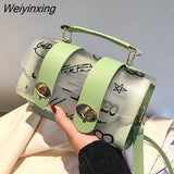 Weiyinxing Transparent Shoulder Bag for Women Handbags Messenger Female Bag Small Designer Ladies Handbag Fashion Purse Crossbody Bags