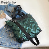 Weiyinxing Mantang Winter Big Cloth Totes Bag for Women 2023 Trend Design Shoulder SiDe Bag Female Crossbody Shopping Handbags