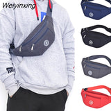 Weiyinxing Chest bag Nylon Waist Bag Women Belt Bag Men Fashion Colorful Bum Bag Travel Purse Phone Pouch Pocket hip bag