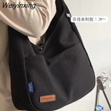 Weiyinxing Design Versatile Bag College Student Class Single Shoulder Bags Large Capacity Tote Bag