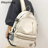 Weiyinxing Red High Capacity Boy School Bag Male Women Travel Book Bag Female College Backpack Men Lady Laptop Packet Fashion Teenager