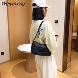 Weiyinxing Crocodile Pattern Bags PU Leather Shoulder Bags for Women 2023 Elegant Design Luxury Hand Bag Female Travel