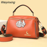 Weiyinxing PU Leather Women Shoulder Bag High Quality Handbag Designer High Capacity Ladies Crossbody Bag Fashion Fashion Tote Bags