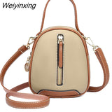 Weiyinxing Women's Bag 2023 Trend Small Messenger Crossbody Shoulder Bag Leather Luxury Brand Portable Lady Mobile Phone Handbag Purse