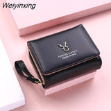 Weiyinxing New Fashion Women's Wallet Short Women Coin Purse Wallets for Woman Card Holder Small Ladies Wallet Female Hasp Mini Clutch