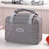 Weiyinxing Box Bag Waterproof Thermal Bag Oxford Fabric Portable Thermal Insulated Cation Picnic Food Box Women Tote Storage Ice Bags