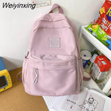 Weiyinxing Waterproof Nylon Women Backpack Female Classic Shoulder Bag Fashion Schoolbag for Teenage Girl Backpacks Travel Bag Bookbag