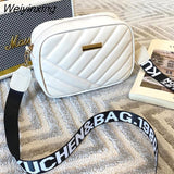 Weiyinxing New Messenger Bag for Women Trend Handbags Embroidered Camera Female Cosmetic Bag Fashion Ladies Crossbody Shoulder Bags