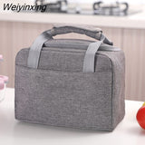 Weiyinxing Lunch Bag New Thermal Insulated Lunch Box Tote Cooler Handbag Bento Pouch Dinner Container School Food Storage Bags