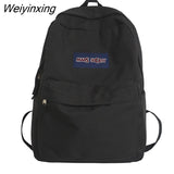 Weiyinxing Bag Male Student Shoulders Large Capacity Couple Backpack Fashion Cool Backpack Female College Teen Computer Bag Mochila