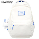 Weiyinxing Women New Waterproof Nylon Laptop Book Bag Lady Leisure College Backpack Girl Cute Travel School Bags Fashion Female Cool