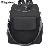 Weiyinxing Backpack Fashion Oxford cloth Women Backpack Teenager Girl New Trend Student Schoolbags Multi-pocket Shoulder Bags Female