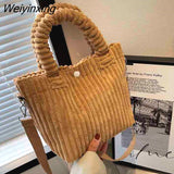 Weiyinxing Women's Bag Autumn Winter New Soft Handbags Cute Totes Fashion Casual Female Crossbody Shoulder Tote Bags for Women