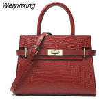 Weiyinxing New Luxury Designer Handbags Retro Female Shoulder Crossbody Bags Large Capacity Genuine Leather HandBag for Women