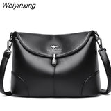 Weiyinxing High Quality Lady bags Designers Women Messenger Bags High capacity Females Leather Crossbody Shoulder Bag Handbag Satchel