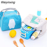 Weiyinxing Kawaii Lunch Bags For Girls Kids Children Women Thermal Insulated Lunch Box Tote Food Cooler Bag Milk Bottle Pouch