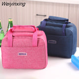 Weiyinxing Box Bag Waterproof Thermal Bag Oxford Fabric Portable Thermal Insulated Cation Picnic Food Box Women Tote Storage Ice Bags