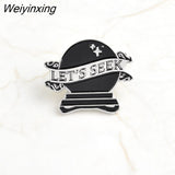 Weiyinxing Girls Metal Brooch Cute Animal Matching Bag Accessories BROOCH BADGE Punk Gothic Brooch Pin Jewelry Fashion Jewelry Gift