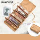 Weiyinxing Nylon Makeup Bag New Portable Large-capacity Four-in-one Portable Folding Travel Cosmetic Storage Toilet Bag